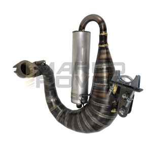 Marmitta espansione Babydoll  DEXTER RACING   versione 2025 per Vespa con cilindri intarasse scarico 52 / 56mm per Vespa 50 Special L N R 90 125 primavera et3 