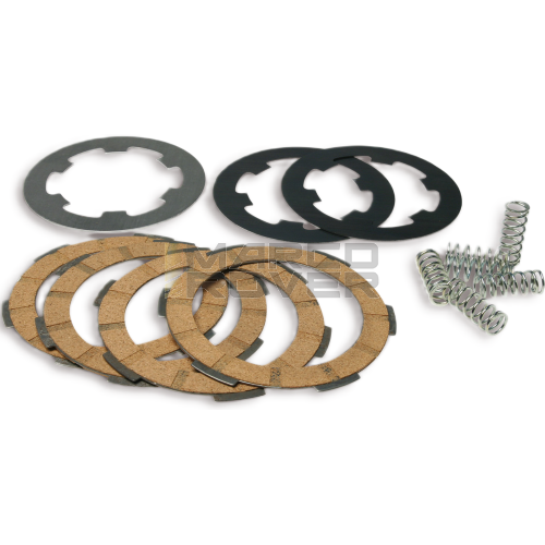 kit frizione 4 DISCHI Malossi MHR per frizioni 6 molle Vespa Smallframe - HP Ape - infradischi e molle incluse 