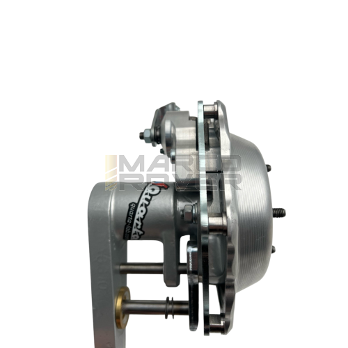 Kit freno a disco meccanico QUARTA LAB per vespa Wideframe Fasobasso - GS - Struzzo con ruote da 8"
