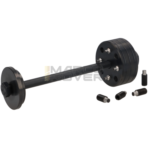 Chiave a compasso per ghiera del cuscinetto ruota posteriore -BGM PRO Ø i = 28 mm / 35 mm Ø distanza fori =37 mm / 43 mm Vespa Wideframe 98/125/150cc V98, V1T-15T, V30T-33T, Hoffmann HA/HB, VM,VN, VL, VB, VGL, VD, GS150, Piaggio APE A1T-15T, AB1T-4T, AC