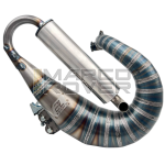 Marmitta espansione 2LTECH  a chiocciola interasse stretto per cilindri 144 / 150 per  Vespa  50 Special L N R 90 125 primavera et3  PK - produzione artigianale 