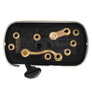 Commutatore devio luci completo di supporto in alluminio VESPA 150 VL2T VL3T  "Struzzo" verniciato 