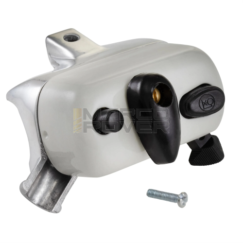 Commutatore devio luci completo di supporto in alluminio VESPA 150 VL2T VL3T  "Struzzo" verniciato 
