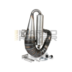 Marmitta Egig Goofi riccio per cilindro Egig 220 per smallframe per Vespa 50 Special L N R 90 125 primavera et3  PK