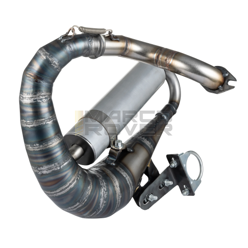Marmitta Junior Curly DEXTER per Vespa 50 Special L N R 90 125 primavera et3  PK