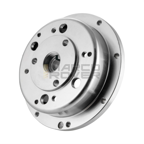 Accensione elettronica VMC cono 19 mm CNC integrale 1,5Kg , per Vespa Smallframe - Ventola in alluminio 