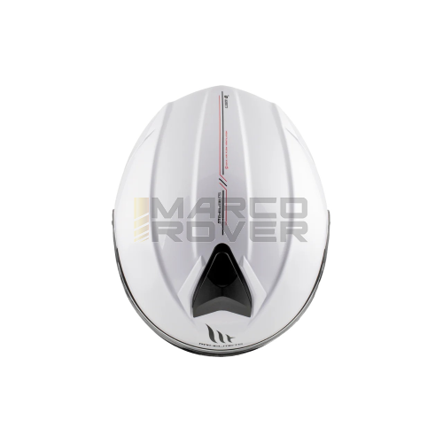 Casco Flip Up  MT HELMETS GENESIS SV SOLID A0 bianco