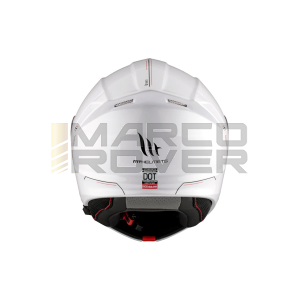 Casco Flip Up  MT HELMETS GENESIS SV SOLID A0 bianco