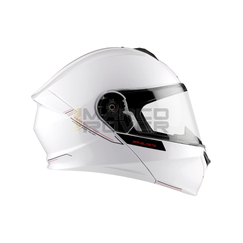 Casco Flip Up  MT HELMETS GENESIS SV SOLID A0 bianco