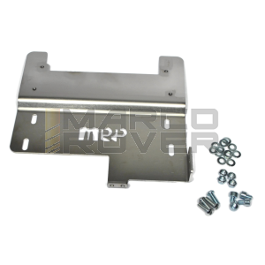 Piastra Adattatore Cavalletto Centrale MRP per Vespa PX 80–200 / T5 – Acciaio Inox 
