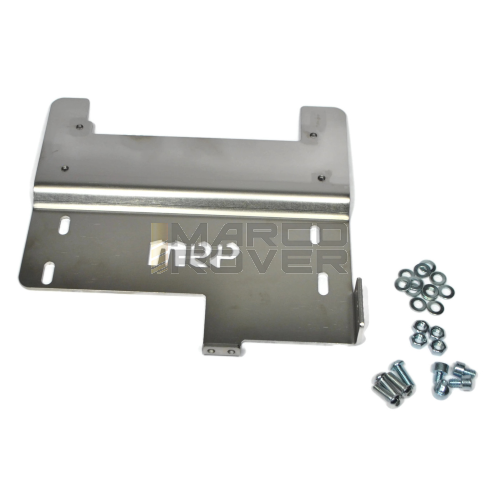 Piastra Adattatore Cavalletto Centrale MRP per Vespa PX 80–200 / T5 – Acciaio Inox 