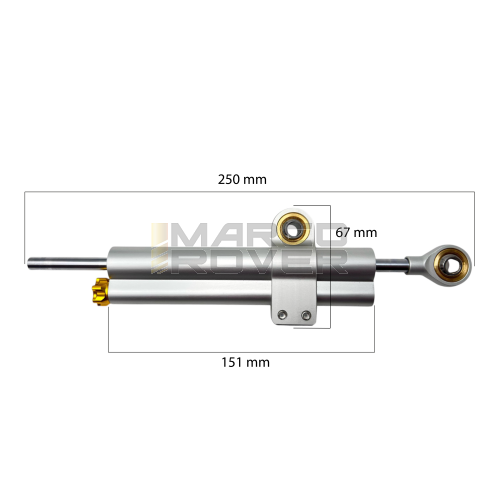 Ammortizzatore di sterzo sfuso per Vespa 50 Special L N R 90 125 primavera et3  PK