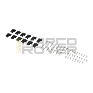 Ki strisce set listelli pedana completa in alluminio tenero Vespa  PX80 - 200 , PE , Lusso , T5 Classic