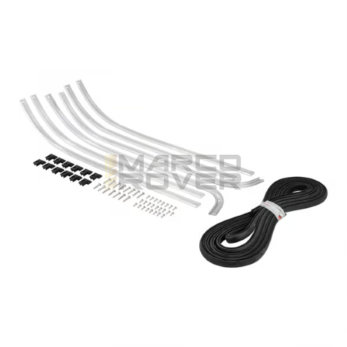 Ki strisce set listelli pedana completa in alluminio tenero Vespa  PX80 - 200 , PE , Lusso , T5 Classic