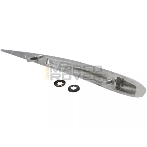 Cresta parafango Vespa 50, 125 ET3 Primavera, VNB, VBB, GS 150 VS5, alluminio lucido