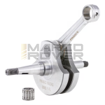 Albero Motore PINASCO anticipato in corsa 57 mm , biella Ø 110 mm per Piaggio Vespa 125 VM1T , VM2T , VN1T , VN2T, Struzzo 150 VL1T , VL2T , VL3T , 150 VB1T , VNA ,  Faro Basso 