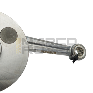 Albero motore TOURING PINASCO in corsa 60 mm , biella da 110 mm , spinotto 15 mm , spalle piene , per Piaggio Vespa GS 160 1° serie VSB1M