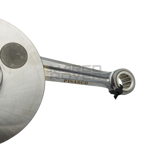 Albero motore TOURING PINASCO in corsa 60 mm , biella da 110 mm , spinotto 15 mm , spalle piene , per Piaggio Vespa GS 160 1° serie VSB1M