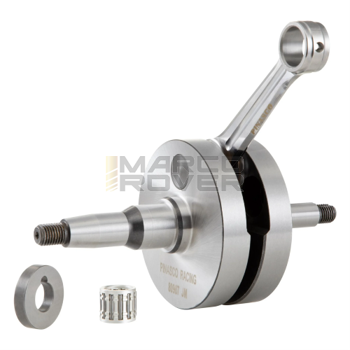 Albero motore TOURING PINASCO in corsa 60 mm , biella da 110 mm , spinotto 15 mm , spalle piene , per Piaggio Vespa GS 160 1° serie VSB1M