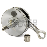 Albero Motore PINASCO Per Carter Pinasco in corsa 57 mm , spalle piene , per Piaggio Vespa 125 / 150 VM 1 - 2 - 3 - VL1 - 2 - 3 - Motori 5% Faro Basso