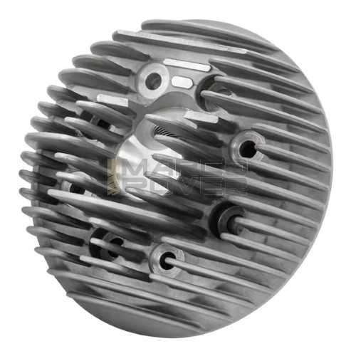 Testa Cilindro PINASCO , Ø 55 mm , 8 Prigionieri , Filettatura Corta per Piaggio Vespa 50 Special , N , L , R , 125 , Primavera , ET3 , PK , XL , Ape 50 