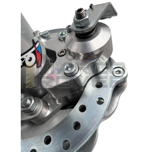 Kit freno a disco meccanico QUARTA LAB per vespa Wideframe Fasobasso - GS - Struzzo con ruote da 8"