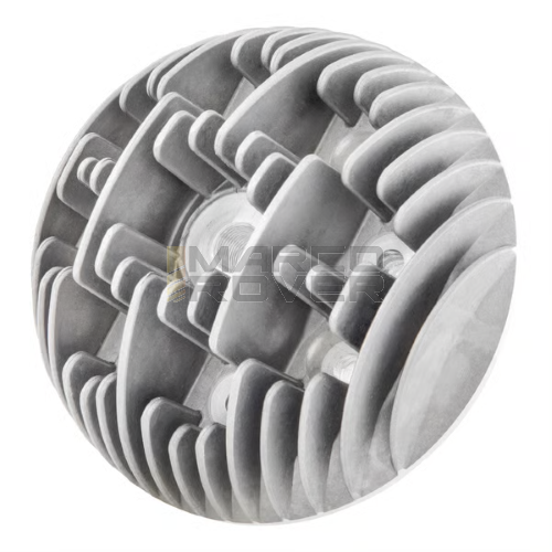 Kit Testa Cilindro PINASCO " VRH " in ALLUMINIO , Ø 57,5 mm , corsa 51 mm , Con 8 Fori di fissaggio , posizione candela centrale , idoneo al montaggio con Kit Zuera SS 135 cc , per Piaggio Vespa , 50 , Special , N , L , R , 90 , SS , ET3, Primavera, PK 