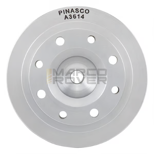 Kit Testa Cilindro PINASCO " VRH " in ALLUMINIO , Ø 57,5 mm , corsa 51 mm , Con 8 Fori di fissaggio , posizione candela centrale , idoneo al montaggio con Kit Zuera SS 135 cc , per Piaggio Vespa , 50 , Special , N , L , R , 90 , SS , ET3, Primavera, PK 