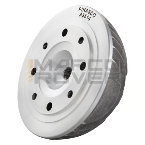 Kit Testa Cilindro PINASCO " VRH " in ALLUMINIO , Ø 57,5 mm , corsa 51 mm , Con 8 Fori di fissaggio , posizione candela centrale , idoneo al montaggio con Kit Zuera SS 135 cc , per Piaggio Vespa , 50 , Special , N , L , R , 90 , SS , ET3, Primavera, PK 