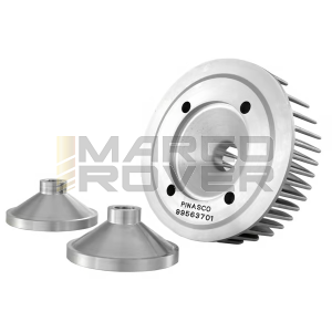 Kit Testa Cilindro PINASCO " VRH " GP Ø 63 mm , in corsa 57 mm , con Candela Centrale , in ALLUMINIO , con 2 calotte intercambiabili , per Piaggio Vespa PX , PE 125 , 150 , TS , COSA 125 , 150 , STAR