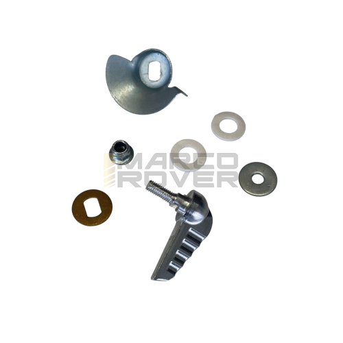Kit chiusura Levetta Sportello per Piaggio Vespa 50 Special , N , L , R , ET3 , Primavera in ERGAL 7075 Ricavata Dal Pieno