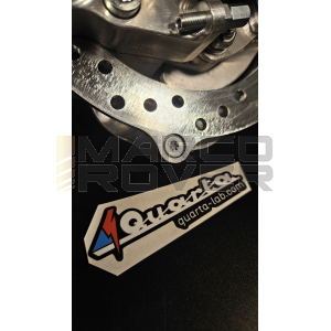 NUOVO Kit freno a disco meccanico QUARTA LAB per forcella vespa Wideframe Faro basso - GS - Struzzo con ruote da 8" - a cavo 