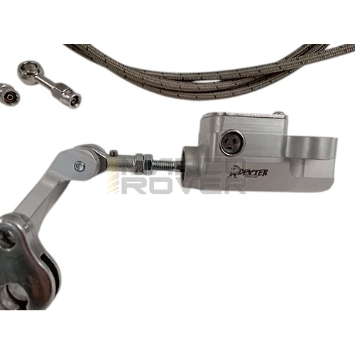 Kit Pompa Freno DEXTER Sotto Manubrio , Ricavata dal pieno con serbatoio integrato per Piaggio Vespa 50 , Special , PX , PK