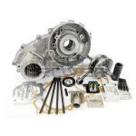 Kit Motore PINASCO con Carter , Con Albero Motore corsa 60 , con Pacco Lamellare , 4 Prigionieri , per  Piaggio Vespa Faro Basso 