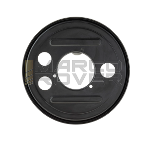 Para polvere tamburo posteriore  PIAGGIO, ruota posteriore per Vespa PX T5 GT GTR TS Rally Sprint - piatto ganasce largeframe - nero