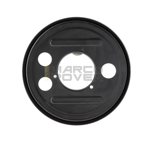 Para polvere tamburo posteriore  PIAGGIO, ruota posteriore per Vespa PX T5 GT GTR TS Rally Sprint - piatto ganasce largeframe - nero