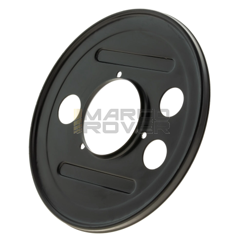 Para polvere tamburo posteriore  PIAGGIO, ruota posteriore per Vespa PX T5 GT GTR TS Rally Sprint - piatto ganasce largeframe - nero