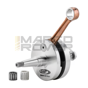 Albero Motore SIP , Corsa Lunga , Calettato , Spalle piene , Valvola a Disco , per Vespa PX 125 , 150 , Sprint , Sprint V , TS , Super , GTR , P 125 X , PX 150 E , Cosa
