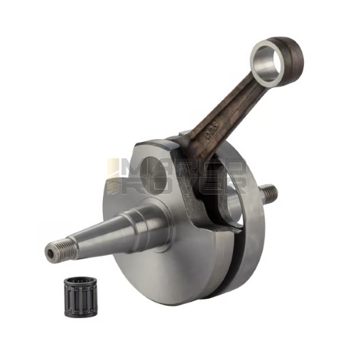 Albero motore originale PIAGGIO , per Carter con Valvola a disco rotante , Corsa 57 mm , Biella 105 mm , Ø spinotto 15 mm per Piaggio Vespa 125 , 150 PX , MY , Lusso , Millenium