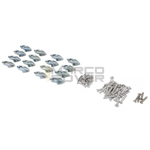 Set Kit Listelli Pedana in Alluminio , per Piaggio Vespa 125 VNA 1 , VNA2 , VNB 1 - 2