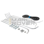 Set Kit Listelli Pedana in Alluminio , per Piaggio Vespa 125 VNA 1 , VNA2 , VNB 1 - 2