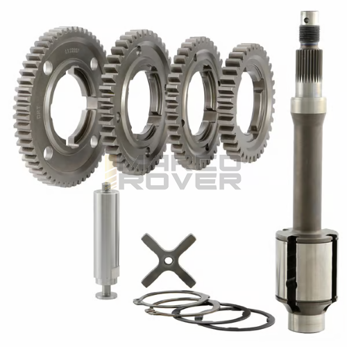 Albero Asse Secondario / cambio DRT con ingranaggi 57 - 42 - 38 - 35 denti DRT  per Piaggio Vespa 125 GT 2 , GTR , Super 2 , TS , 150 GL 2 , Sprint 2 , V , Super 2 , Rally , PX 80 - 200 , PE ,  Lusso , T5 , Cosa