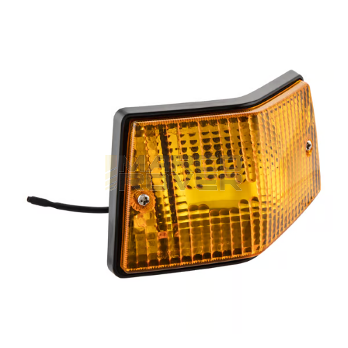 Freccia Posteriore destra  SIEM plastica arancio per Vespa PX80-200 , PE , Lusso , T5