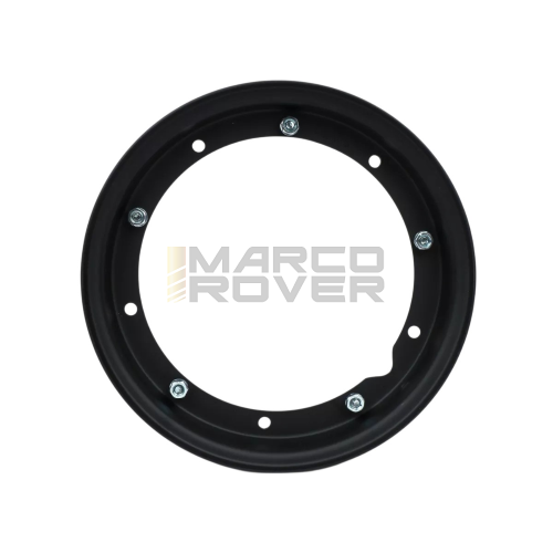 Cerchio in acciaio F.A Italia 2.10-10 scomponibile verniciato nero Vespa 50 Special, 125 ET3 Primavera, Sprint, GT, GL, TS, Rally, PX, PK, T5