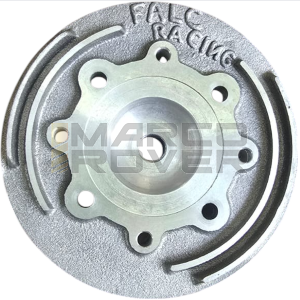 Testa Cilindro FALC RACING , Cielo Piano , d. 64 , candela centrale , Modello Racing con Alette