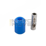 Silent block inferiore blu FABBRI  per ammortizzatore foro 10 mm per Vespa 50 Special L N R 90 125 primavera et3  PK S