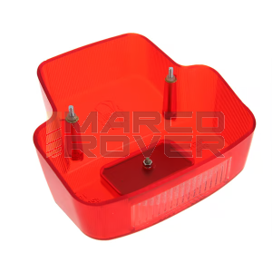 Fanale Posteriore SIEM mod. ANTICO , Vetro Rosso e Corpo Cromato per Piaggio Vespa 125 Super , GT , 150 Super , Sprint , 180 SS