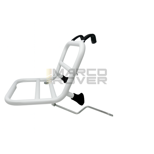 Portapacchi CUPPINI anteriore BIANCO , Versione Più Piccola , Per Piaggio Vespa SMALL FRAME tipo 50 Special , N , L , R, 125 ET3 , Primavera , Pk , HP
