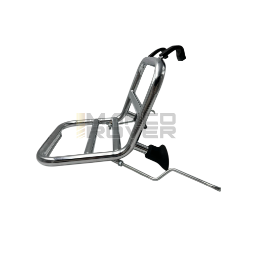 Portapacchi CUPPINI anteriore CROMATO , Versione Più Piccola , Per Piaggio Vespa SMALL FRAME tipo 50 Special , N , L , R, 125 ET3 , Primavera , Pk , HP