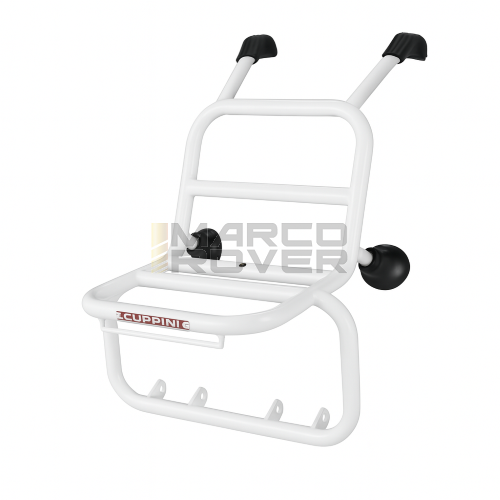 Portapacchi CUPPINI Anteriore CROMATO ** SENZA FARETTI ** per Piaggio Large frame PX , PE , 125 , 150 , GT , TS , VNB , VBB , GL , Sprint